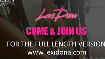 lexidona strips in front of mirror
