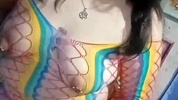 Chubby latina shows off curvy body
