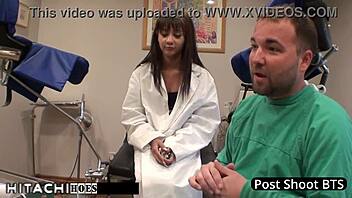 troubled teen gets hitachi orgasms from doctor