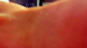 rubbing her pussy and cumming inside repeatedly