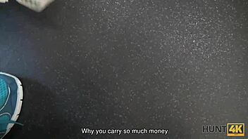 hunt4k cash from hunters pocket is pretty enough for buying pussy