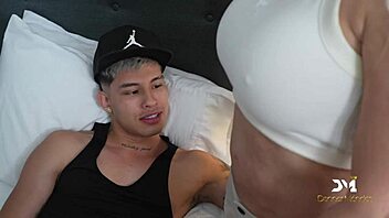 Stepmom helps pay for college with hot action