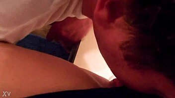 Cheating bathroom fuck with passionate moaning