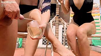 drinking pee terrace april big