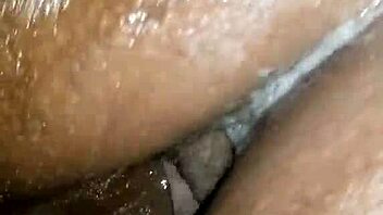 calmly taking in the black cock deep into my ass