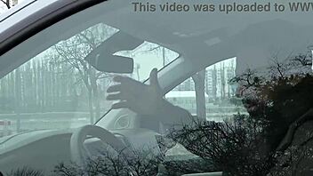 Playful babe repays car debt with dp threesome