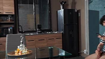 stepbrother ends up fucking his skinny stepsisters pussy when theyre alone at home