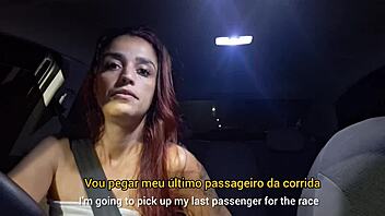 Safada works as driver and catches public masturbation