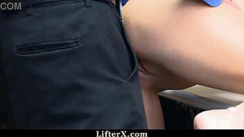 teen shoplifter caught and coerced in garage 😱