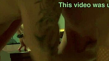 Paige ashley has cum sprayed on shaved pussy