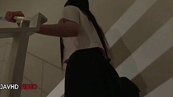 Mio Kanai Returns Home For Teen Asian Blowjob