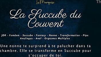 Horny French Succubus Tempts With Audio Moans