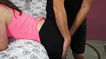yoga instructor turns ass grinding into rough doggystyle