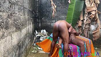 Playful day with horny ebony neighbor