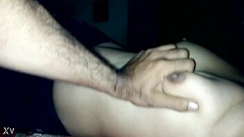 Indian honeymoon boobs press and grope session