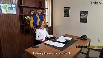 student blackmails teacher for a rough session
