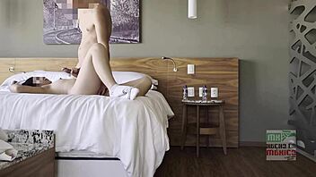curvy latina goes to hotel for intense sex while on call