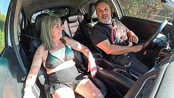 nana joins the ride and takes it deep with cum inside