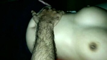 Indian honeymoon boobs press and grope session