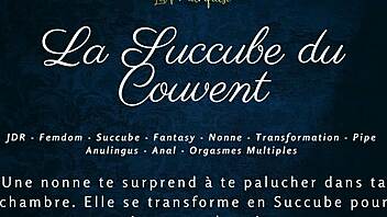 Horny French Succubus Tempts With Audio Moans