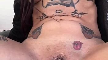 French cutie uses huge dildos for anal and squirt in private