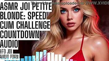 petite blonde asmr joi cum challenge