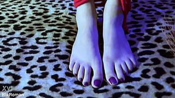 Tickling her soles was a dream come true in the session