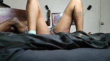 Woman enjoys intense pretty pussy eating