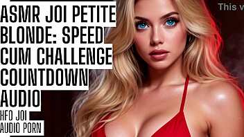 petite blonde asmr joi cum challenge