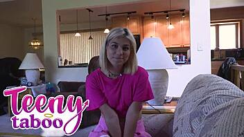 teen babysitter lilith makes boss happy with cum