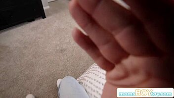 Richelle catches you sniffing then rides hard