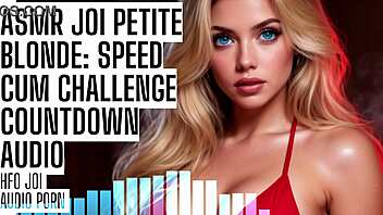 petite blonde asmr joi cum challenge