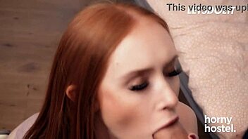 Cheating redhead Lenina Crowne fucks stranger on vacation