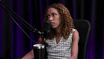 A woman explains anal entry during intense dp casting