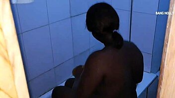 secret bathroom encounter with boss wife turns very hot