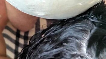 arabic wife gets fucked hard by husbands best friend in shower