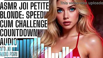 petite blonde asmr joi cum challenge