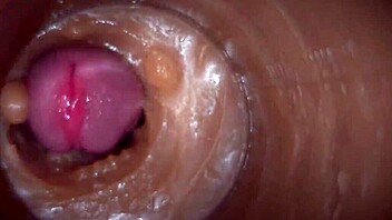 Huge cock pumps cream deep inside tight pussy