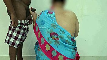 Susmita gives sloppy maid blowjob on knees