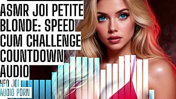 petite blonde asmr joi cum challenge