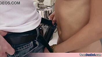 extra cute girl is curious about taboo and learns today
