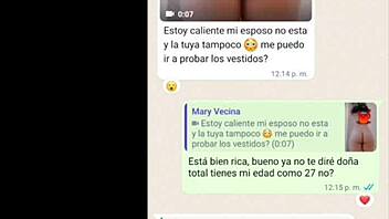 Dona mary en rico shorcito se le ve su culote riquisimo