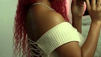 Cucumber play with big breast ebony beauty