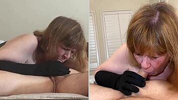 Granny carmen angel cock sucking elegance