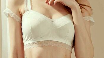 Lingerie models in flower panties