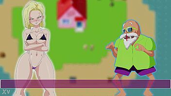 Roshi fucking android18