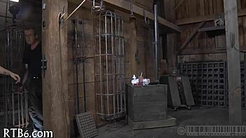 Bdsm scene plays out on screen