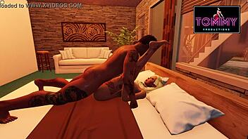 naughty hotel encounter turns steamy and wild
