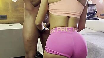 Hotwife seduces neighbor at condo gym and fucks