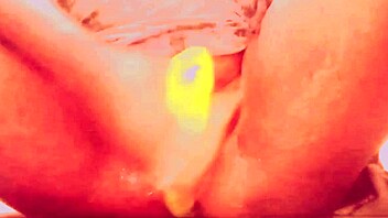 village girl uses vegetable for intense homemade pussy play
